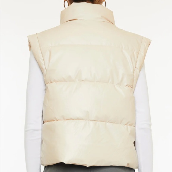 Kancan Frida Faux Leather Puffer Vest - Picture 12 of 15